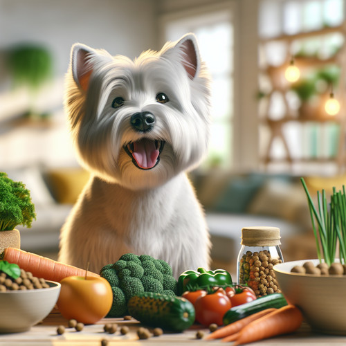 An image illustrating Guía de alimentación natural para Westies