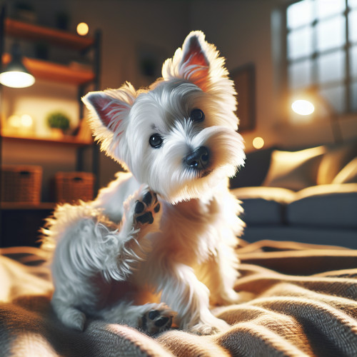 An image illustrating Qué significa si tu Westie se rasca mucho