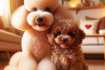 An image illustrating Poodle Miniatura vs Poodle Toy cuál es mejor para tu estilo de vida