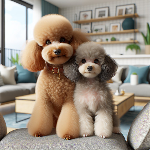An image illustrating Poodle Miniatura vs Poodle Toy cuál es mejor para tu estilo de vida