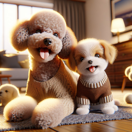 An image illustrating Poodle Miniatura vs Poodle Toy cuál es mejor para tu estilo de vida