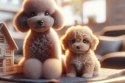 An image illustrating Poodle Miniatura vs Poodle Toy cuál es mejor para tu estilo de vida