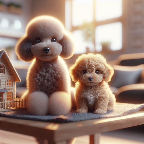 An image illustrating Poodle Miniatura vs Poodle Toy cuál es mejor para tu estilo de vida