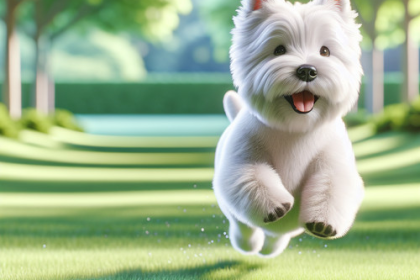 An image illustrating Rutina ideal de ejercicios para un Westie adulto