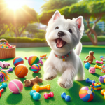 An image illustrating Los mejores juguetes para mantener entretenido a tu Westie