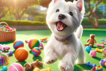 An image illustrating Los mejores juguetes para mantener entretenido a tu Westie