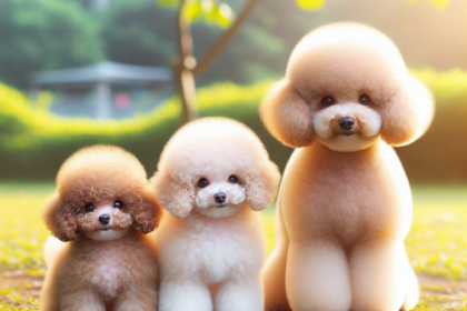 An image illustrating Diferencias entre Poodle Toy, Miniatura y Mediano