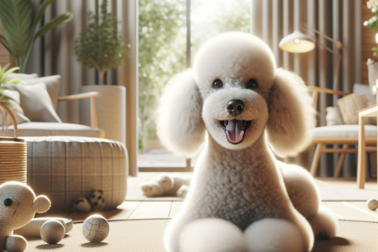 An image illustrating Cómo evitar que tu Poodle ladre en exceso