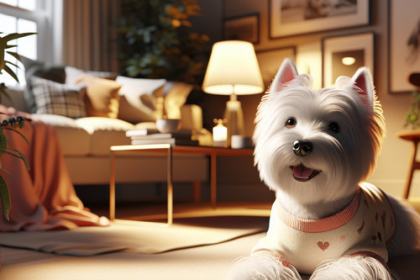 An image illustrating Qué hacer si tu Westie sufre ansiedad por separación