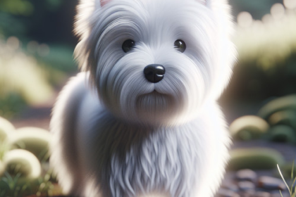 An image illustrating Cómo mantener el pelaje de tu Westie blanco y brillante