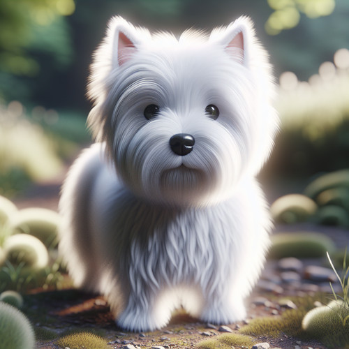 An image illustrating Cómo mantener el pelaje de tu Westie blanco y brillante