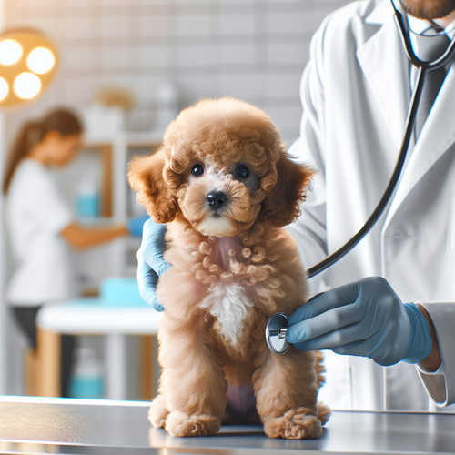 An image illustrating Cuándo llevar al veterinario a un Poodle por primera vez