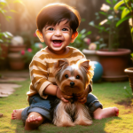 An image illustrating Yorkshire Terrier y niños - ¿una buena combinación?