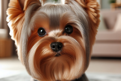 An image illustrating Cómo evitar los nudos en el pelo de un Yorkshire Terrier