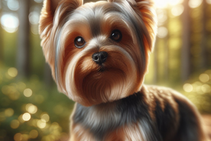 An image illustrating Yorkshire Terrier con alergias - causas y tratamientos naturales