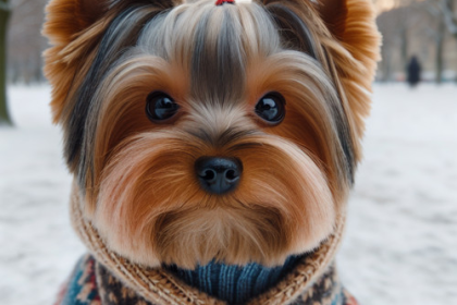 An image illustrating Ropa ideal para Yorkshire Terrier en días fríos