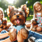 An image illustrating Cómo socializar a un Yorkshire Terrier desde cachorro