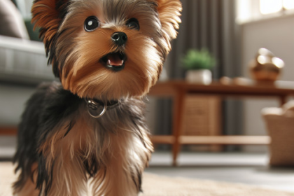 An image illustrating Qué hacer si tu Yorkshire Terrier ladra demasiado