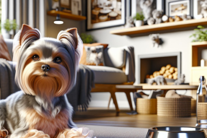 An image illustrating El Yorkshire Terrier y la ansiedad por separación - soluciones prácticas