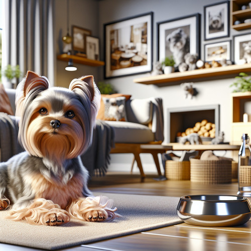 An image illustrating El Yorkshire Terrier y la ansiedad por separación - soluciones prácticas