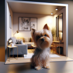 An image illustrating Yorkshire Terrier - la raza perfecta para departamentos pequeños