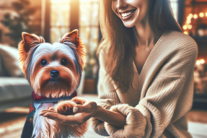 An image illustrating Trucos de adiestramiento fáciles para Yorkshire Terrier