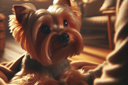 An image illustrating Por qué los Yorkshire Terrier son tan cariñosos