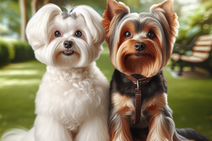 An image illustrating Diferencias entre un Yorkshire Terrier y un Maltés