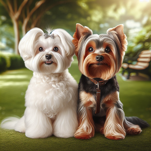 An image illustrating Diferencias entre un Yorkshire Terrier y un Maltés