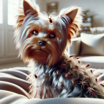An image illustrating Cómo reconocer si tu Yorkshire Terrier tiene pulgas o garrapatas