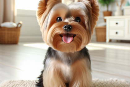 An image illustrating Cómo evitar el mal aliento en tu Yorkshire Terrier