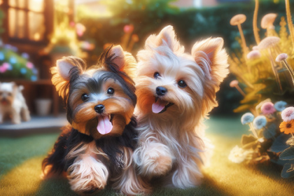 An image illustrating Qué raza combina mejor con un Yorkshire Terrier en casa