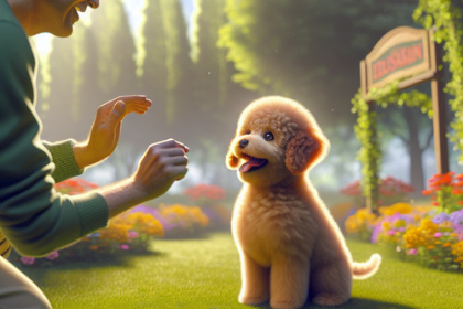 An image illustrating Cómo entrenar a un Poodle cachorro paso a paso