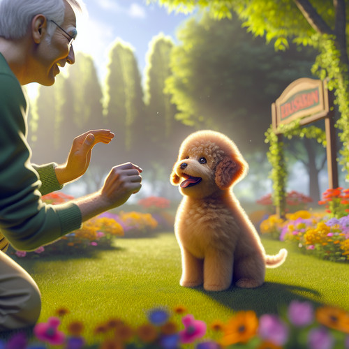 An image illustrating Cómo entrenar a un Poodle cachorro paso a paso