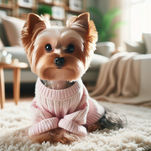 An image illustrating Qué hacer si tu Yorkshire Terrier tiembla constantemente