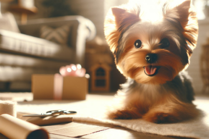 An image illustrating Yorkshire Terrier - consejos para su primer día en casa