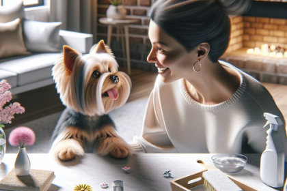 An image illustrating Yorkshire Terrier y alergias humanas - lo que debes saber