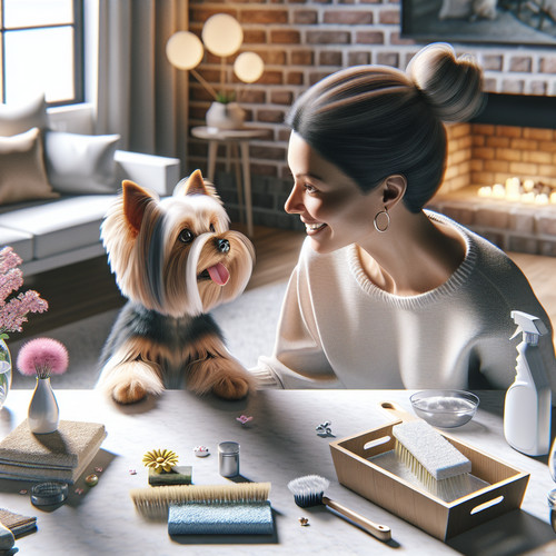 An image illustrating Yorkshire Terrier y alergias humanas - lo que debes saber