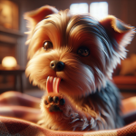 An image illustrating Por qué tu Yorkshire Terrier se lame tanto las patas