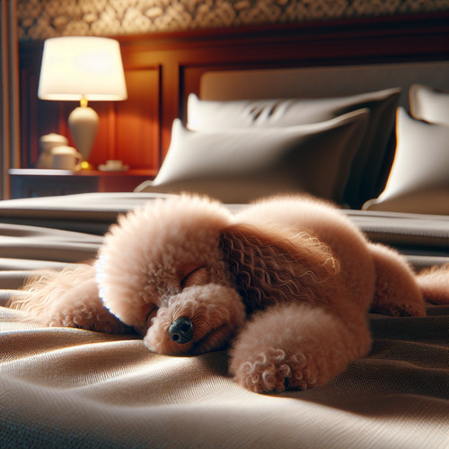 An image illustrating Cuánto duerme un Poodle promedio