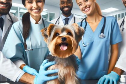 An image illustrating Mejores clínicas veterinarias para Yorkshire Terrier en Santiago