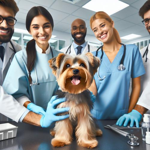 An image illustrating Mejores clínicas veterinarias para Yorkshire Terrier en Santiago