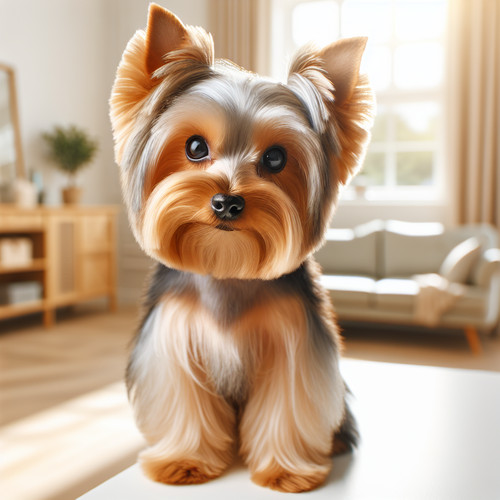 An image illustrating Cómo mantener limpia la zona del hocico en un Yorkshire Terrier