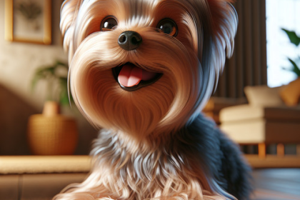 An image illustrating Cómo saber si tu Yorkshire Terrier está feliz