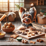 An image illustrating Cómo preparar snacks caseros saludables para tu Yorkshire Terrier