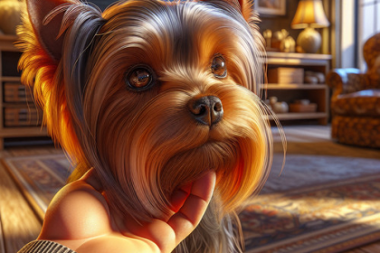 An image illustrating Qué hacer si tu Yorkshire Terrier sufre de tos de las perreras