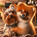 An image illustrating Qué diferencia hay entre un Yorkshire Terrier y un Pomerania