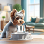 An image illustrating Qué tipo de agua es mejor para un Yorkshire Terrier