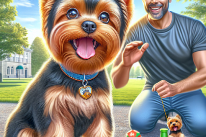 An image illustrating Cómo enseñar trucos divertidos a tu Yorkshire Terrier