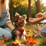 An image illustrating Cómo adiestrar a un Yorkshire Terrier desde cachorro